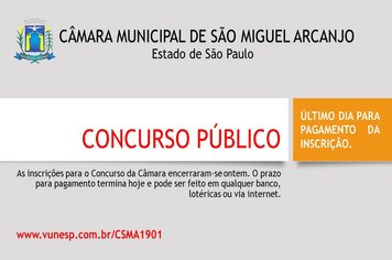 Prazo de pagamento termina hoje 29/10/2019